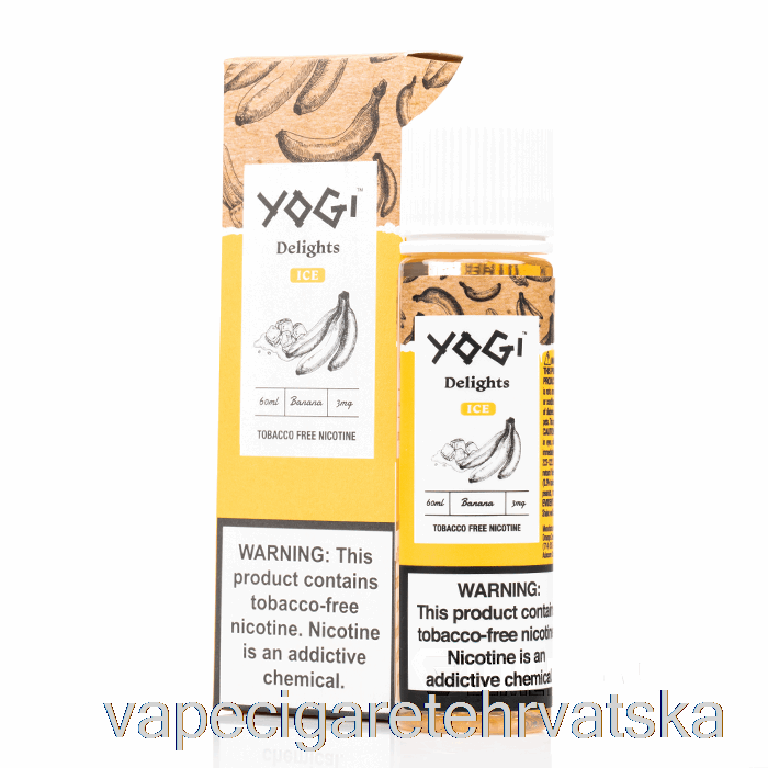 Vape Cigarete Banana Ice - Yogi Delights - 60ml 0mg